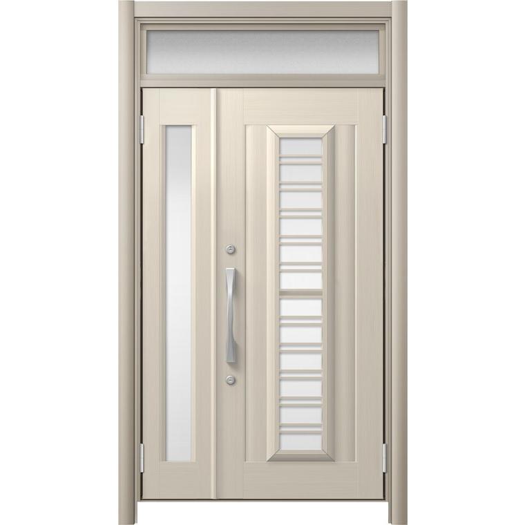 リシェントii リフォーム用玄関ドア Door C 6 リフォームのリオール 工事費込 親子ランマ付タイプ採風タイプ 上げ下げ C型親子ランマ付タイプ採風タイプ 上げ下げ C型 アルミ色 Lixil
