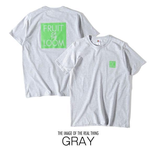 【セール!!】スクエア ボックスロゴ Tシャツ fruit of the loom フルーツオブザルーム  TEE 半袖 夏物 夏服 U.S.Aコットン 綿100% メンズ｜re-ap｜04