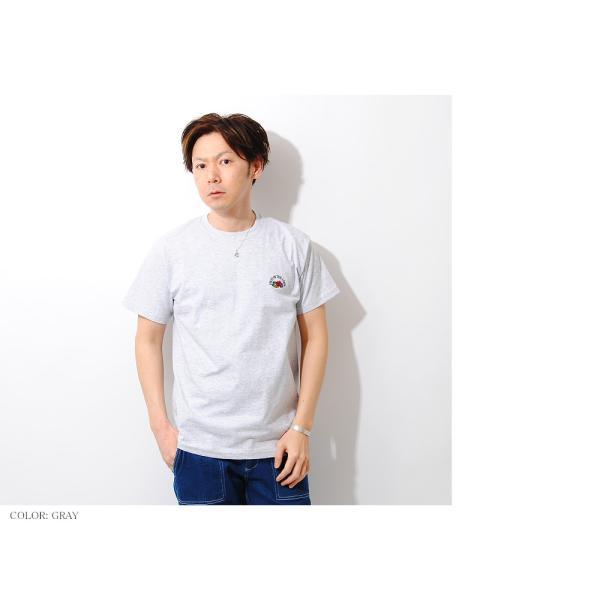 FRUIT OF THE LOOM（フルーツオブザルーム） 刺繍ロゴ Tシャツ