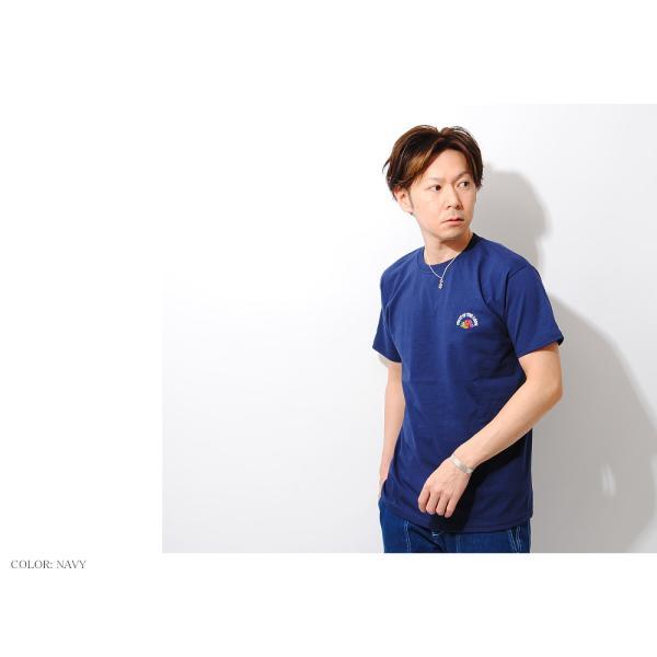 FRUIT OF THE LOOM（フルーツオブザルーム） 刺繍ロゴ Tシャツ
