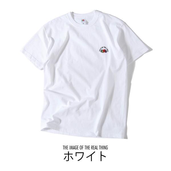FRUIT OF THE LOOM（フルーツオブザルーム） 刺繍ロゴ Tシャツ