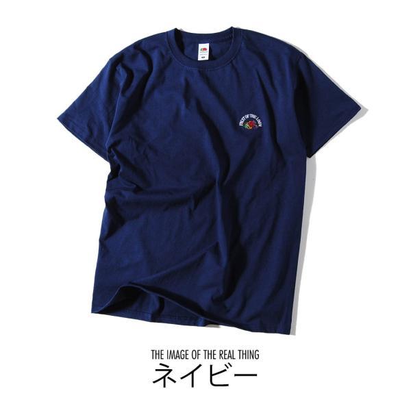 FRUIT OF THE LOOM（フルーツオブザルーム） 刺繍ロゴ Tシャツ