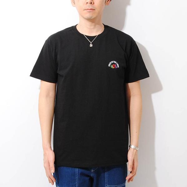 FRUIT OF THE LOOM（フルーツオブザルーム） 刺繍ロゴ Tシャツ 
