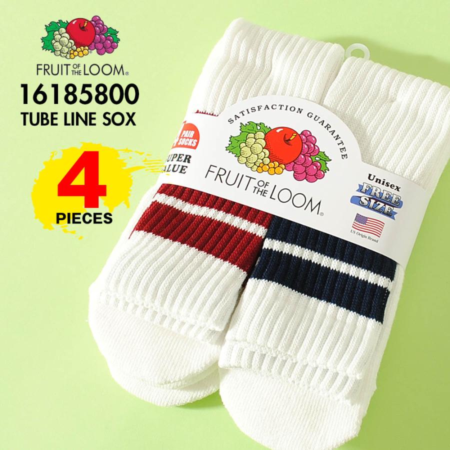 FRUIT OF THE LOOM（フルーツオブザルーム） 靴下 チューブソックス 4