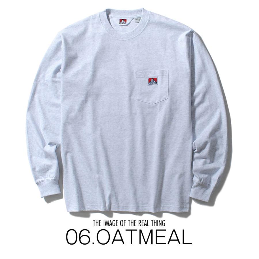 ロンT ben davis  ベンデイビス heavy ounce L/S T-shirts 長袖Tシャツ ポケット厚手  ポケT ワンポイント 秋用 秋服｜re-ap｜17