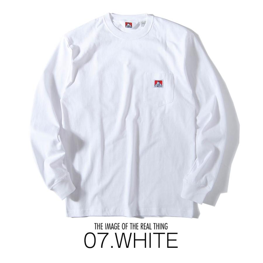 ロンT ben davis  ベンデイビス heavy ounce L/S T-shirts 長袖Tシャツ ポケット厚手  ポケT ワンポイント 秋用 秋服｜re-ap｜18