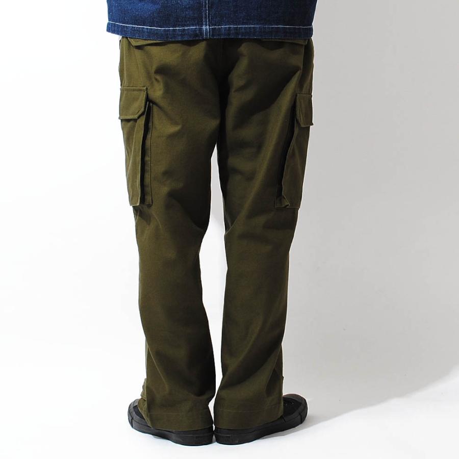 M-47 カーゴパンツ M47 フランス軍 前期レプリカ ワイドパンツ 着こなし コーデ ワイドシルエット 小さめ 低身長 オシャレ 通販 ミリタリー 夏|re-ap|12