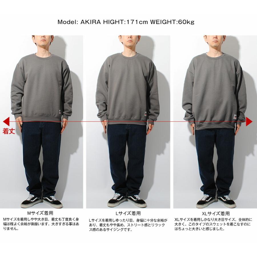 オーセンティック クルーネック スウェット ONEITA オニータ 裏起毛 裾