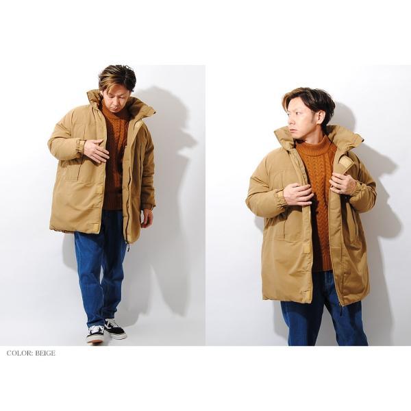 モンスターパーカー メンズ 中綿ジャケット アウター 撥水 フード付き