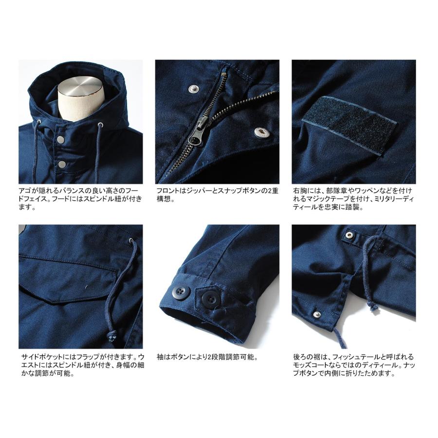 RRL FRANKLIN JACKET ネイビー S ミリタリー モッズコート FRED PERRY（フレッドペリー）の「MEN Zip-In Liner Parka／ライナー