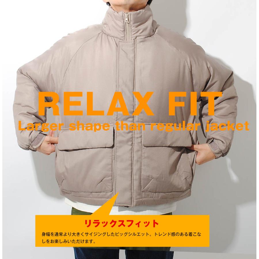 ステッチレスパデッドジャケット ミリタリーアウター ハッピー
