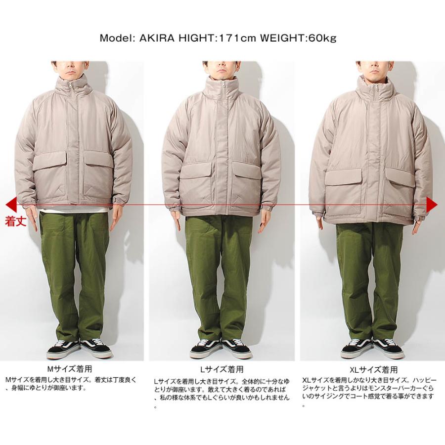 ステッチレスパデッドジャケット ミリタリーアウター ハッピー