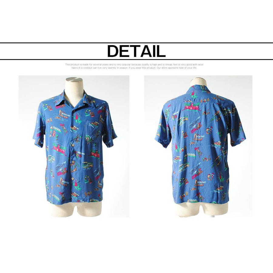 セール!!】アロハシャツ 半袖シャツ 開襟シャツ 花柄 メンズ レーヨン