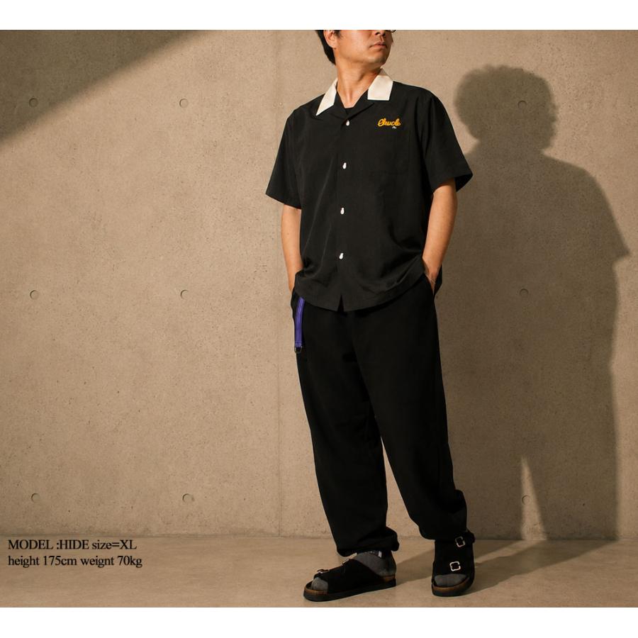 浅*敬様 ヒューストン　 ボウリングシャツ ビンテージ ロカベリー 黒 L HOUSTON（ヒューストン） ボーリングシャツ ブランド 半袖 夏服 夏物