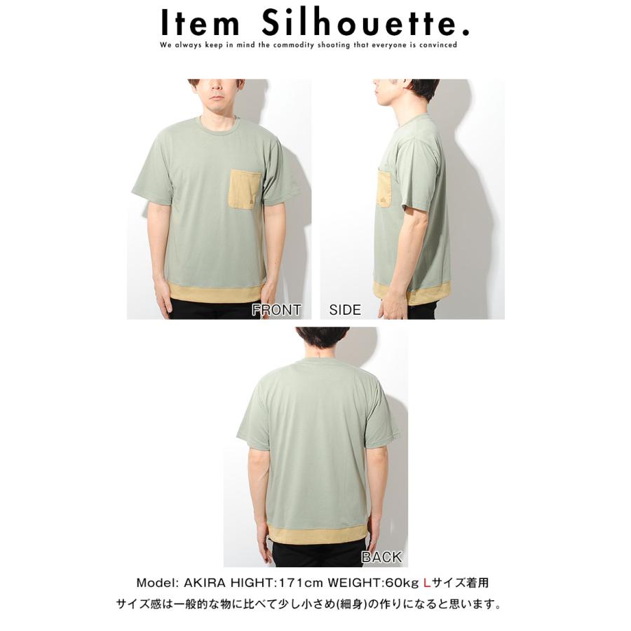 LOGOS（ロゴス） パーク ギアポケット Tシャツ 半袖 キャンプ logos