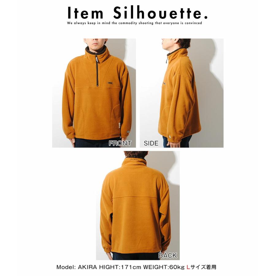 ハーフジップフリース DISCUS ディスカス メンズ フリースジャケット