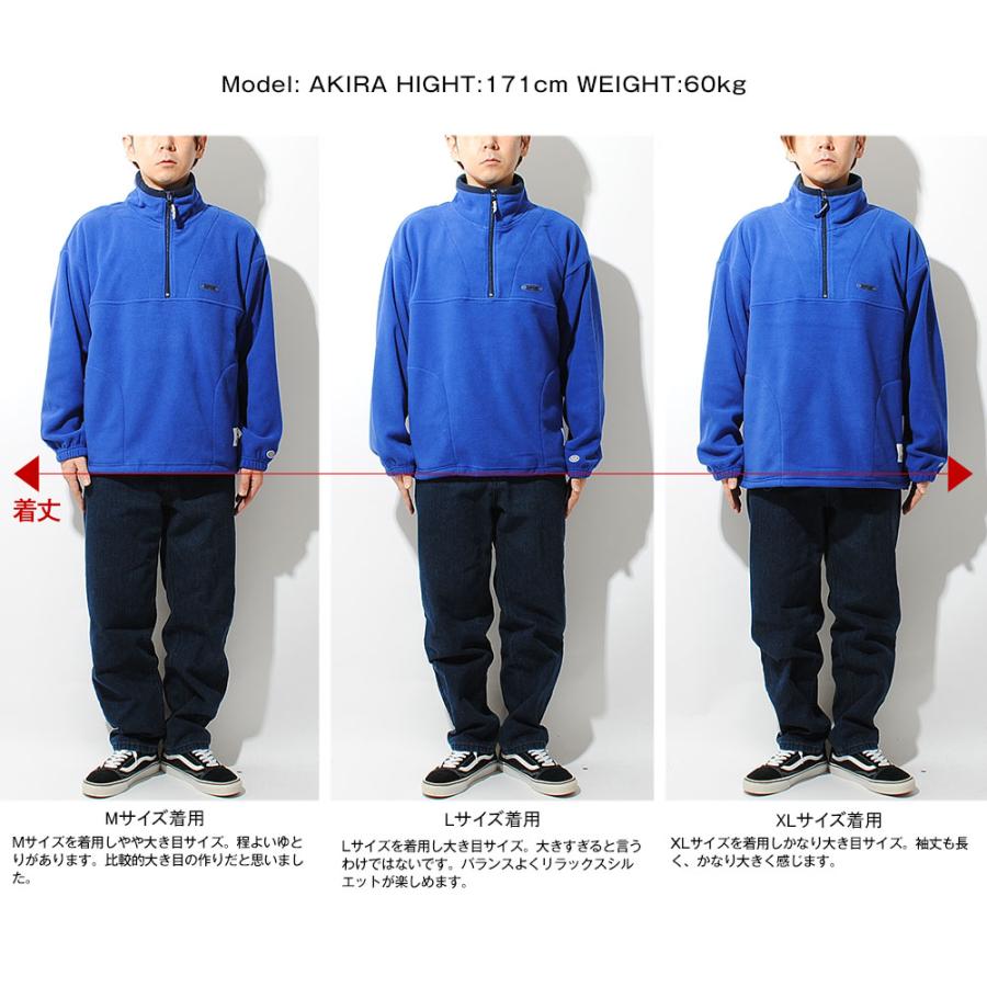 ハーフジップフリース DISCUS ディスカス メンズ フリースジャケット