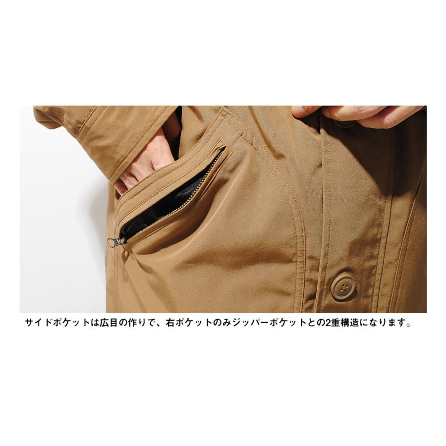 N-1 デッキジャケット 薄中綿 襟ボア ミリタリージャケット