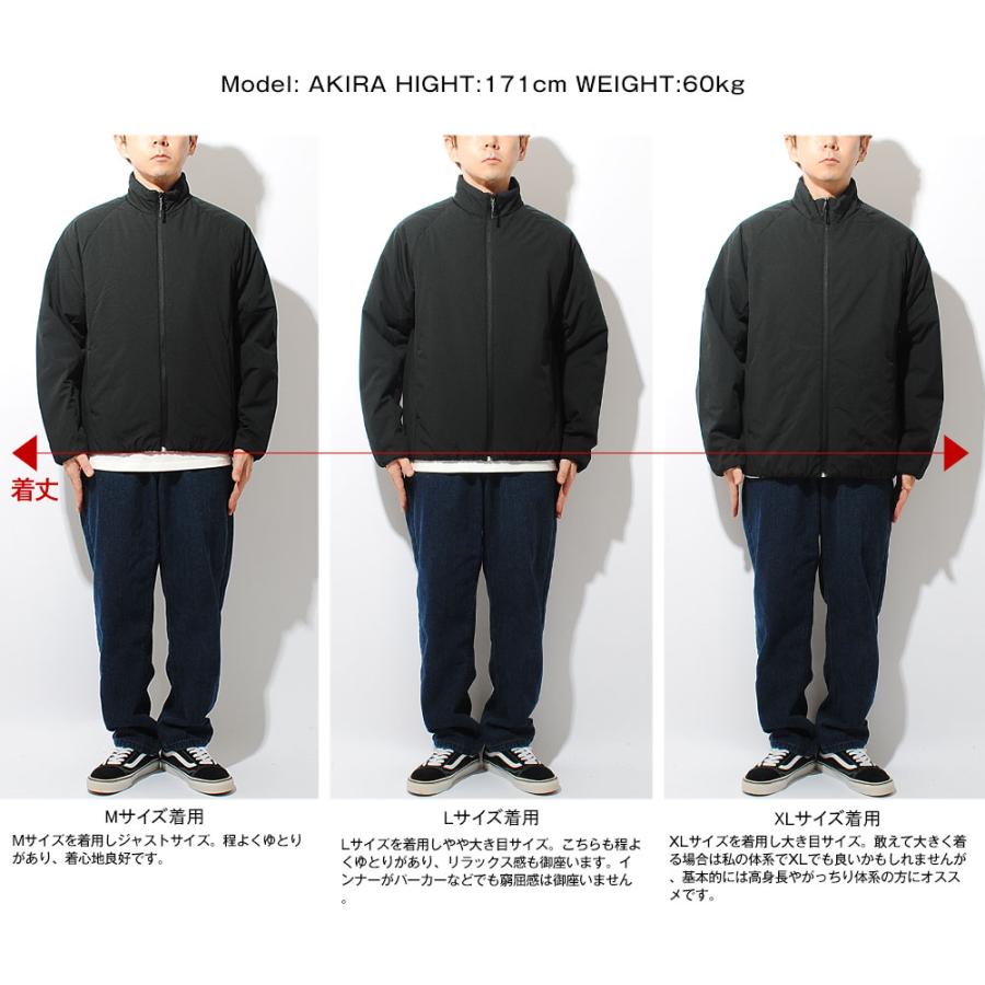 テイジン社製オプトマックス 高機能中綿スタンドカラージャケット