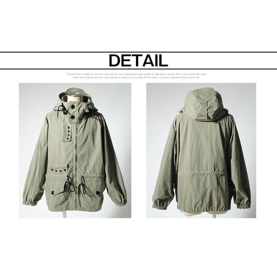 HOUSTON ヒューストン イギリス海軍スモックパーカー コットンナイロン