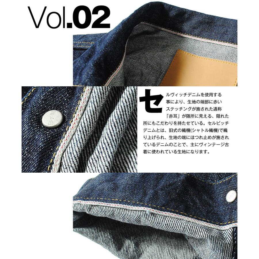 HOUSTON（ヒューストン） 14ozセルビッチデニムジャケット 1stタイプ G