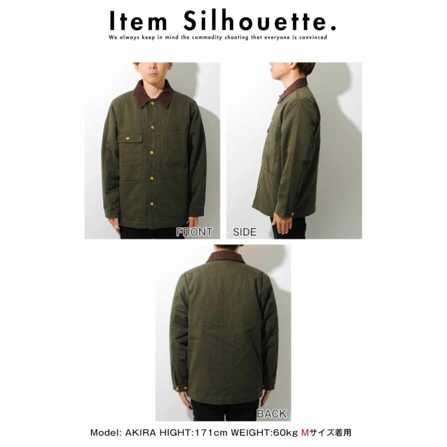 HOUSTON（ヒューストン） ヘビービエラワークカバーオール 中綿