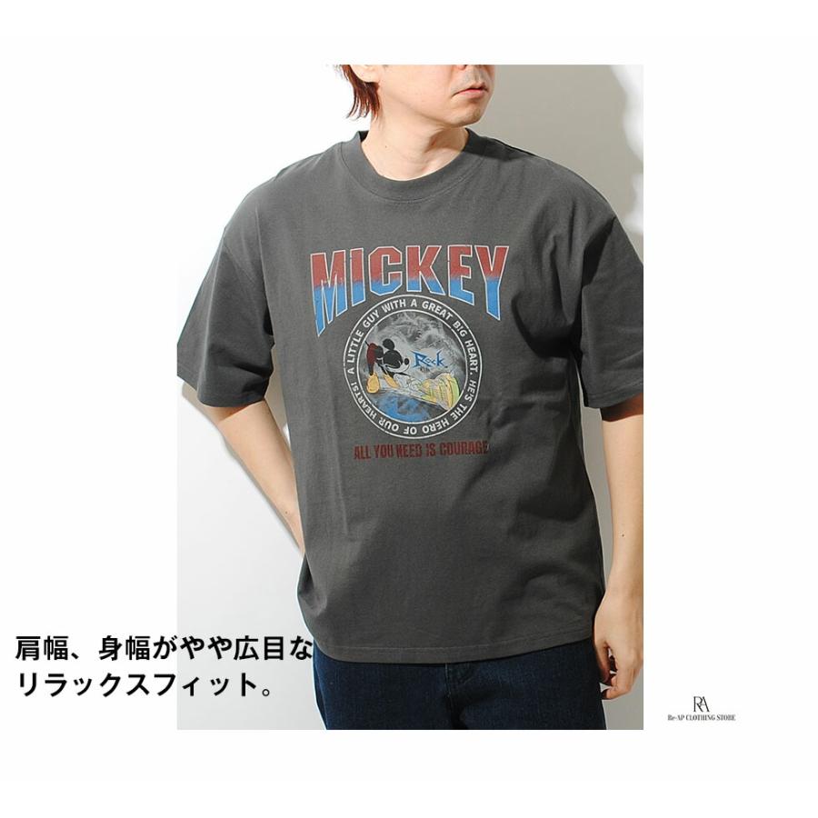 ロク　6 ミッキーマウス ダメージ加工 Tシャツ FREDY & GLOSTER｜【GOOD ROCK SPEED】別注ペンキ/ダメージ加工