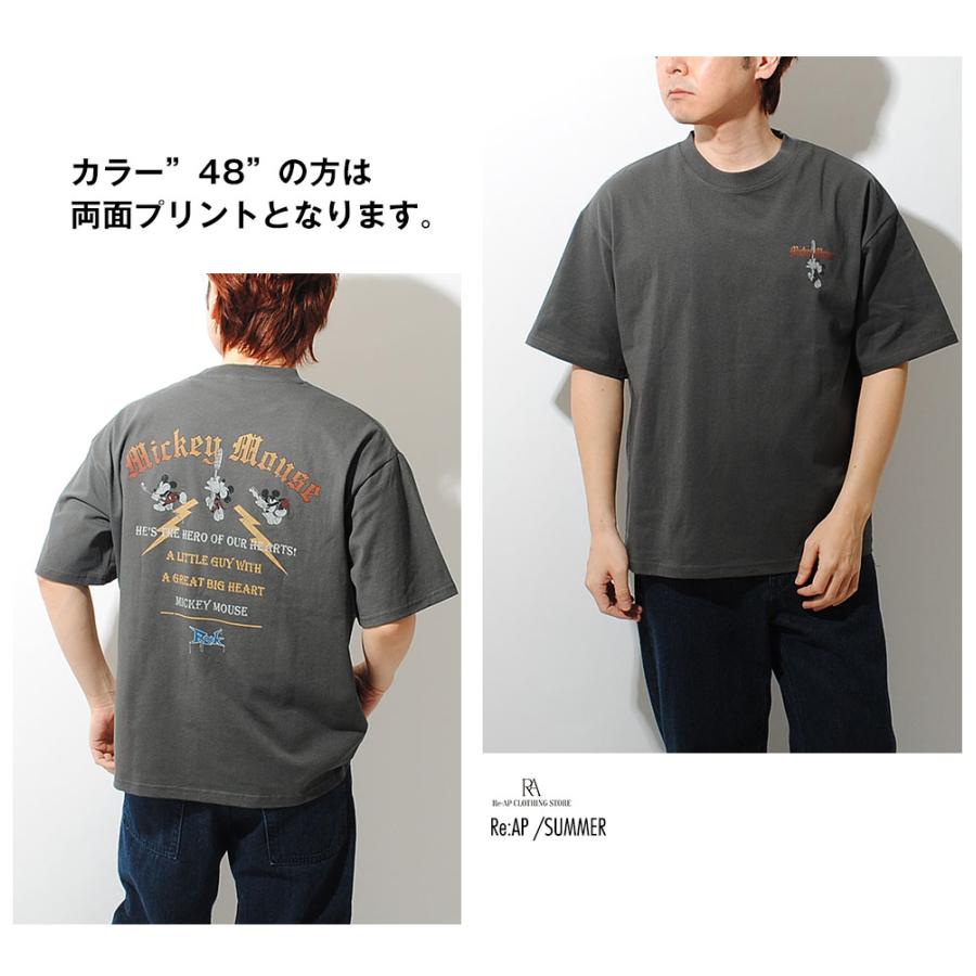 Tシャツ ミッキーマウス ヴィンテージ加工 半袖 ロックTシャツ Tシャツ ミッキーマウス ヴィンテージ加工 半袖 ロックTシャツ