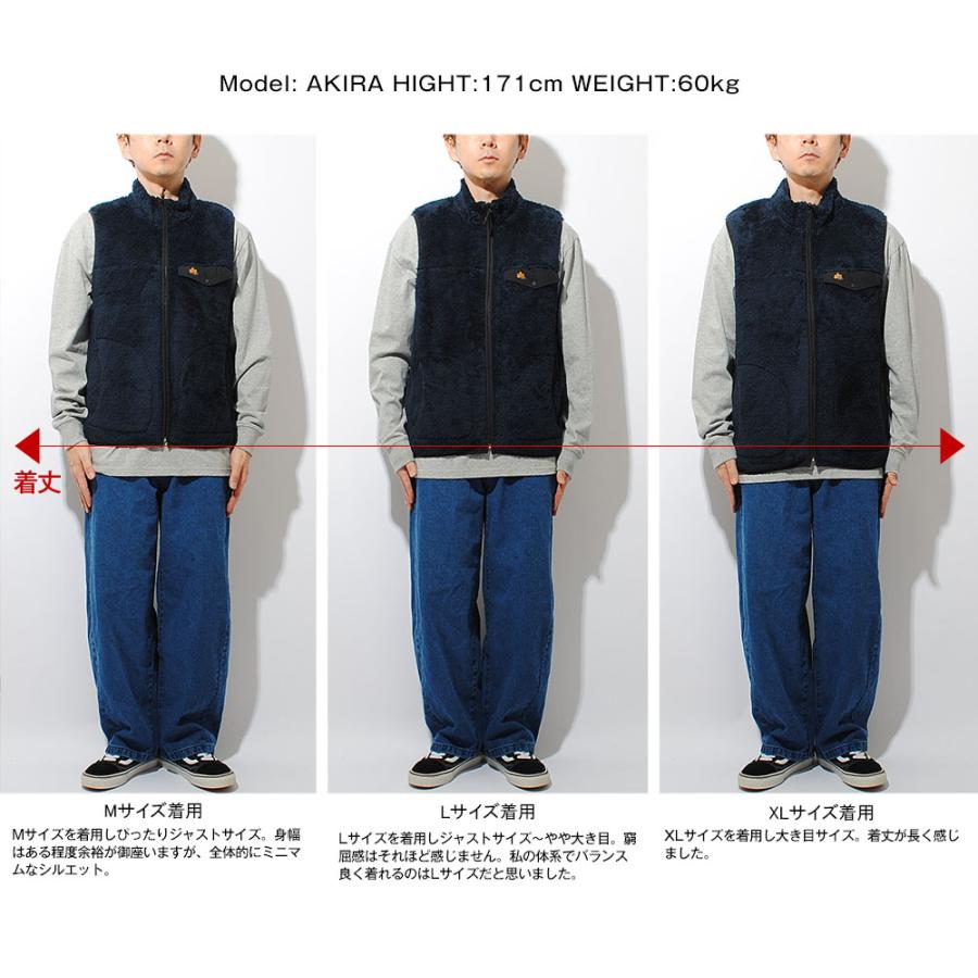 LOGOS フリースベスト ボアベスト ロゴス パーク park ポケット付き