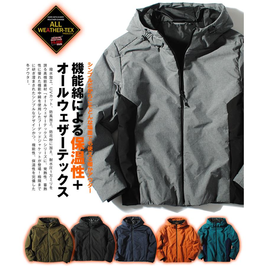 ファイバーダウン ジャケット 耐水圧10000mm オールウェザーテックス