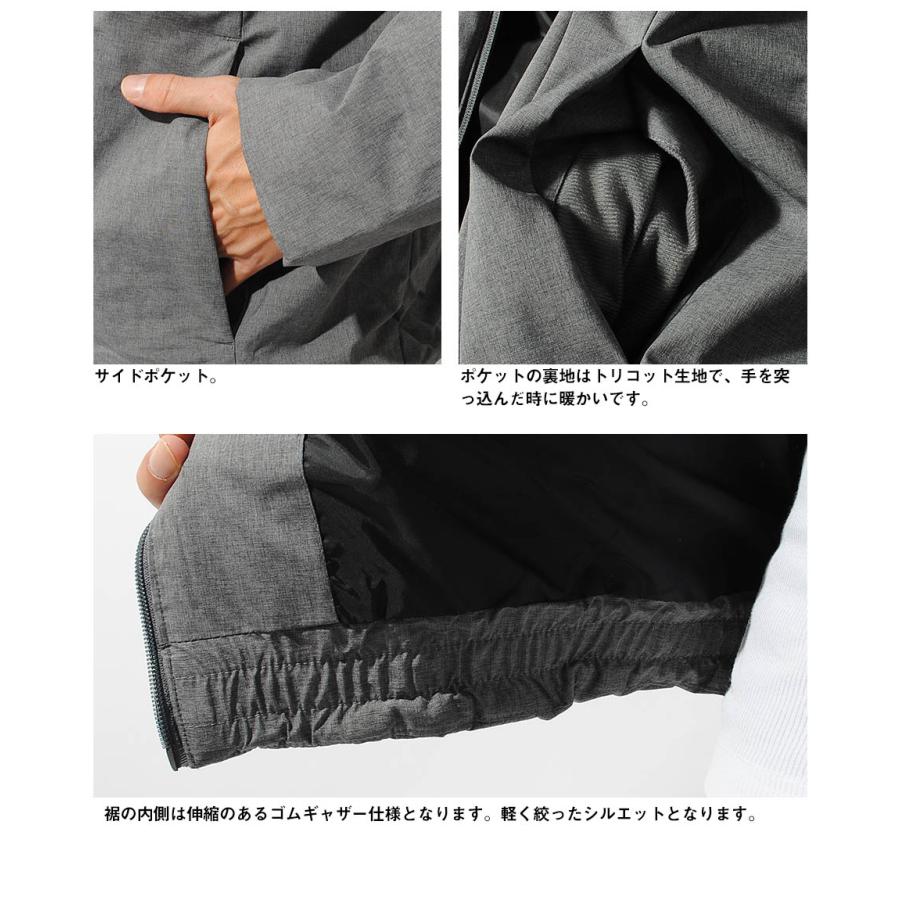 機能中綿 ジャケット 耐水圧10000mm オールウェザーテックス