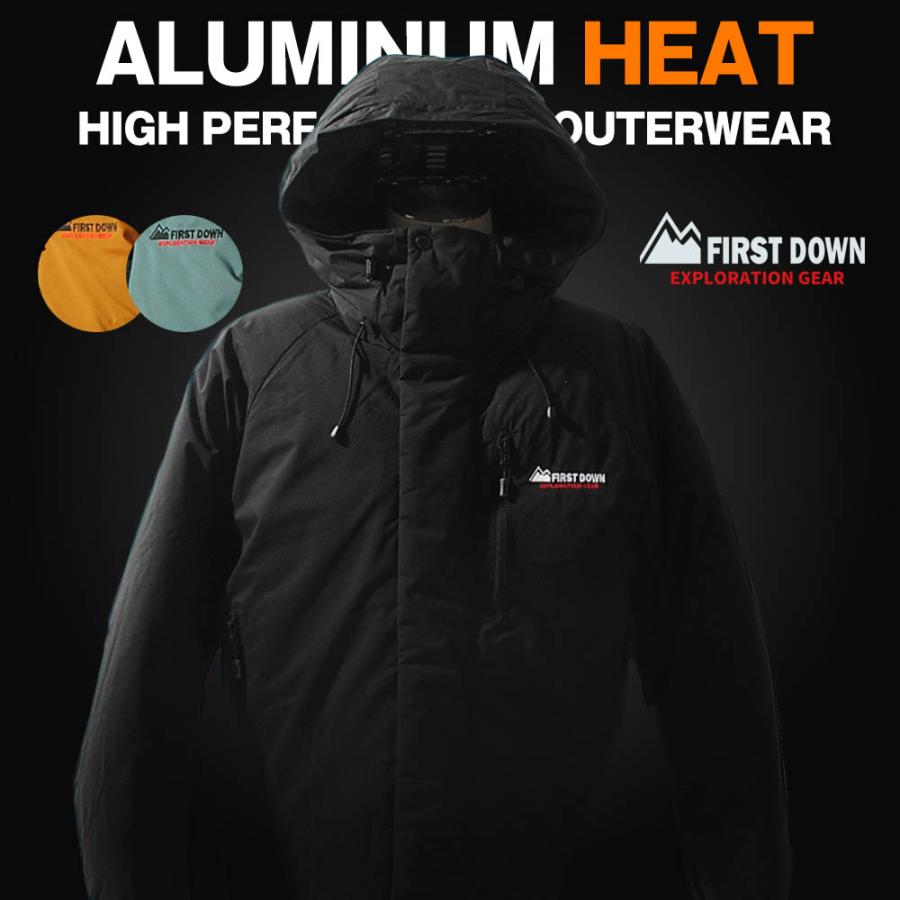 FIRST DOWN（ファーストダウン） 裏熱反射アルミ 防寒中綿 マウンテン