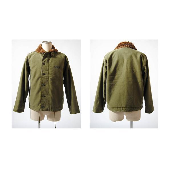 HOUSTON（ヒューストン） N-1 デッキジャケット ヴィンテージ加工