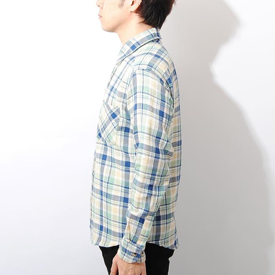 チェックシャツ 春用 ワッフルチェックシャツ メンズ コットンチェック 長袖 春服 オシャレ シャツ カジュアル アメカジ 淡い 603 01 Re Ap 通販 Yahoo ショッピング