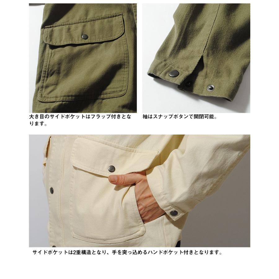 ライトキャンバス ハンティングジャケット リラックスフィット