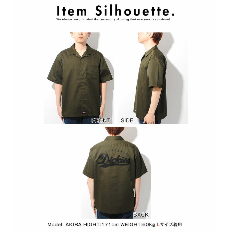 Dickies（ディッキーズ） 半袖ワークシャツ バック刺繍 GENUINE