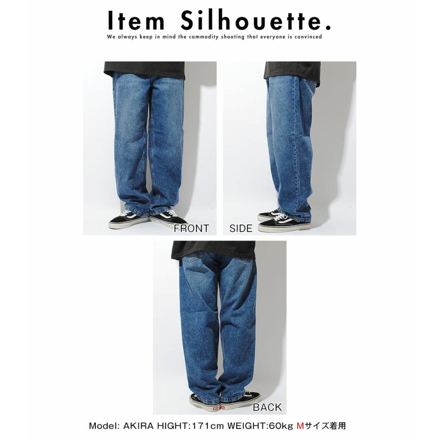 Hanes（ヘインズ） ワイドデニムパンツ 10oz Hanes Gパン ジーンズ