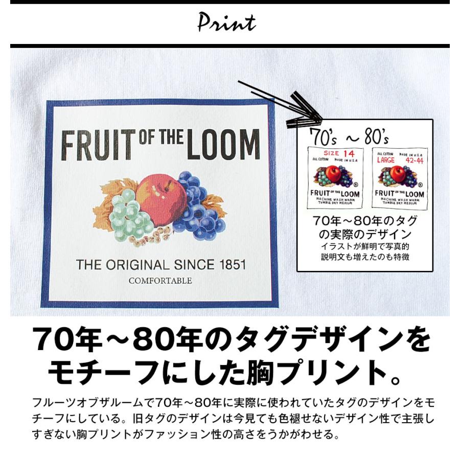 FRUIT OF THE LOOM（フルーツオブザルーム） FRUIT OF THE ROOM 70's