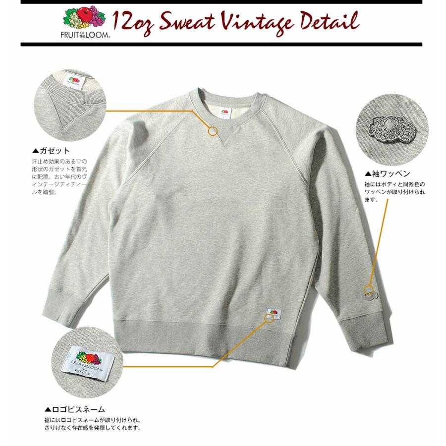 FRUIT OF THE LOOM（フルーツオブザルーム） スウェット クラシック