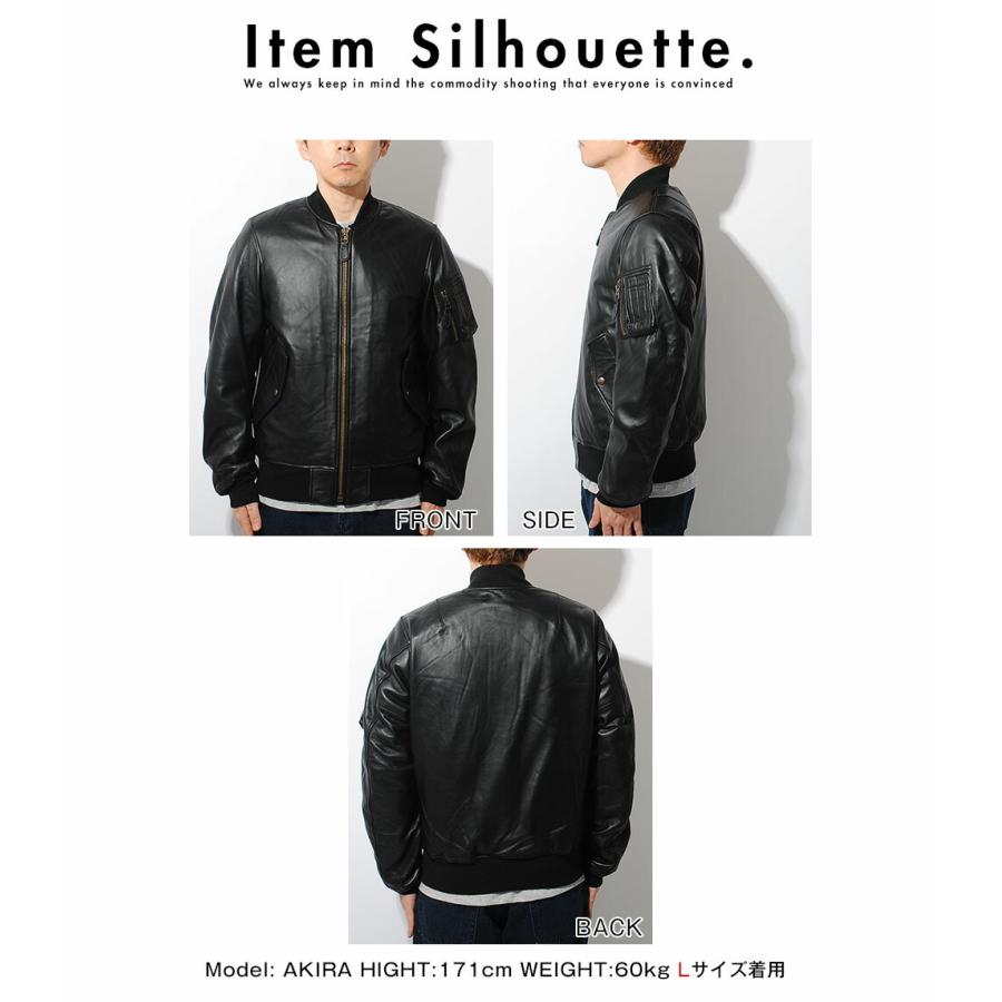 希少✨HOUSTON フライトジャケット　MA-1 羊革　ラムレザー　黒　XL 希少✨HOUSTON フライトジャケット MA-1 羊革 ラムレザー 黒 XL 希少