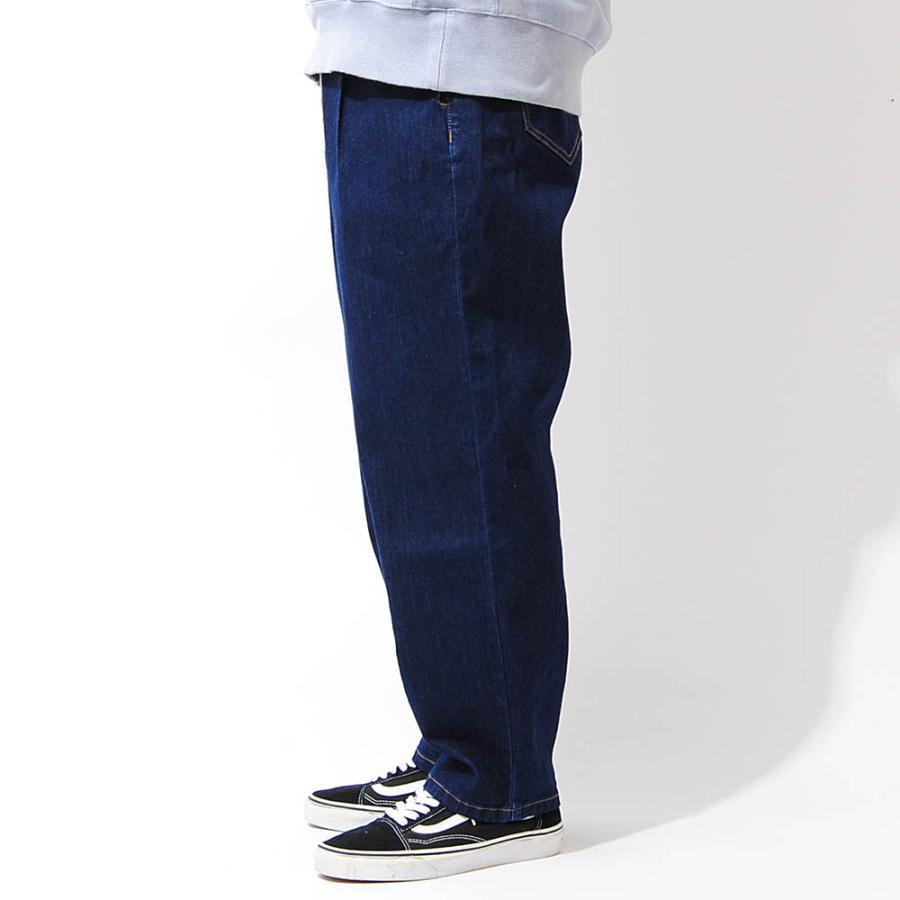 ワイドテーパードデニムパンツ ワイドパンツ ジーパン ビッグ