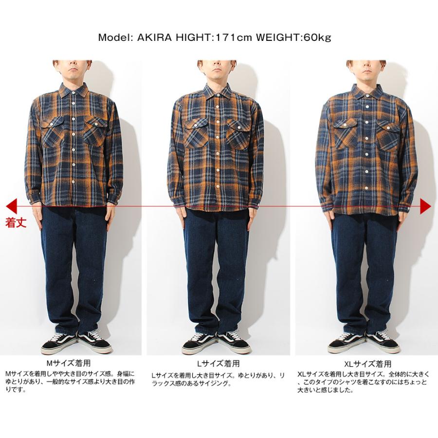 CAPTAIN STAG（キャプテンスタッグ） チェックシャツ ネルシャツ 長袖