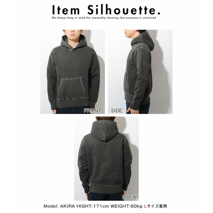 BARNS OUTFITTERS ウォッシュ加工 パーカー Mサイズ 日本製 BARNS OUTFITTERS（バーンズ アウトフィッターズ） バーンズ 13.8oz