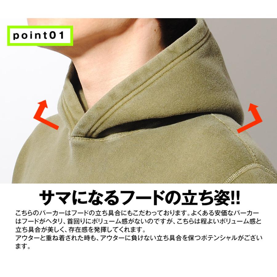b*.様 60s プルオーバー パーカー 脇下ガゼット フーディー ビンスウェ BARNS OUTFITTERS（バーンズ アウトフィッターズ） バーンズ 13.8oz
