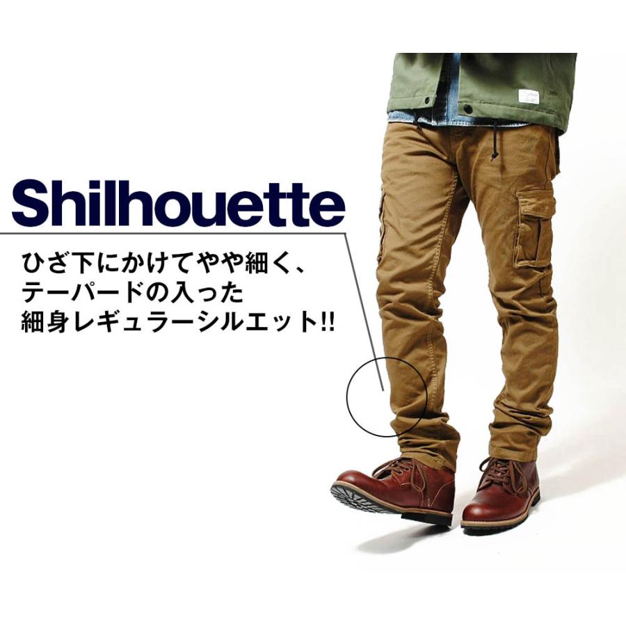 ビッグスミス Big Smith カーゴパンツ オレンジフェイス ストレッチ テーパード カーゴ 日本製 国産 ブランド メンズ Bsm 413 Re Ap 通販 Yahoo ショッピング