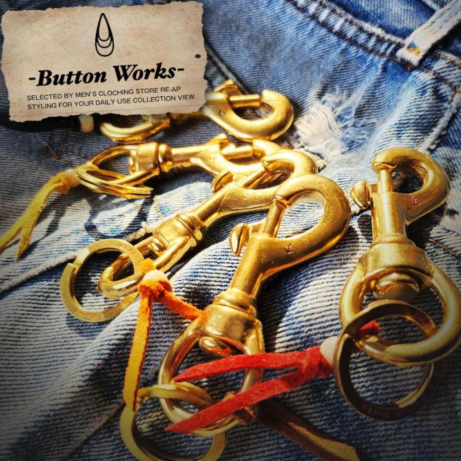Button Works リングキーホルダー BUTTON WORKS ボタンワークス
