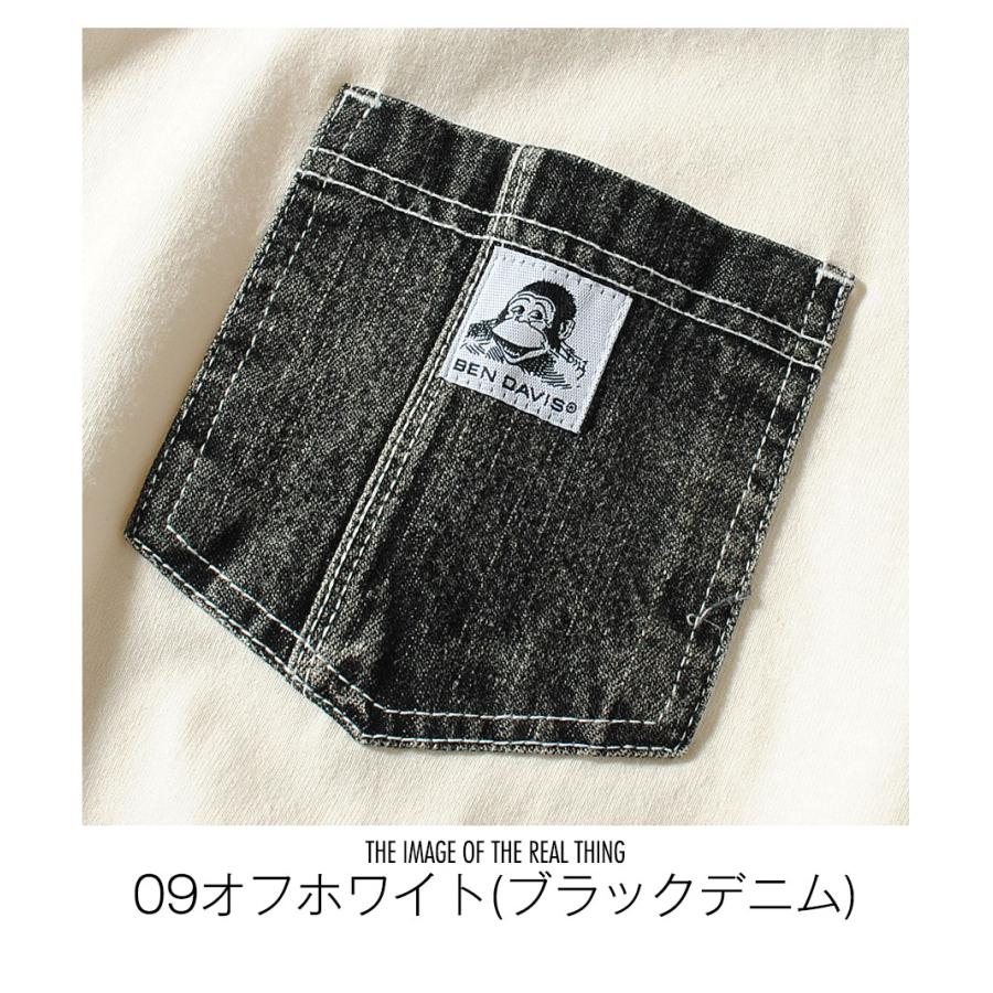 BEN DAVIS（ベンデイビス） Tシャツ ポケット ヘビーウェイト デニム