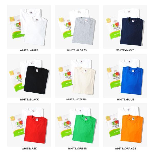 FRUIT OF THE LOOM Tシャツ パックT 無地Tシャツ メンズ