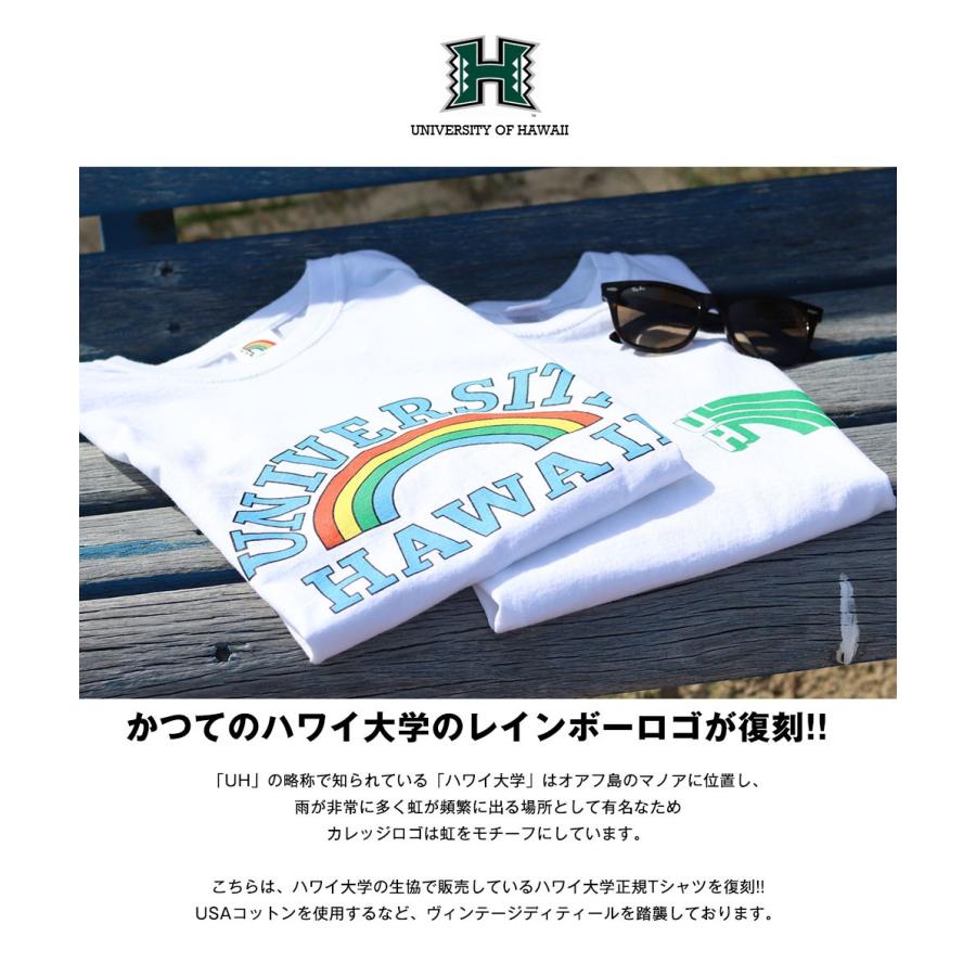 University Of Hawaii 復刻 カレッジロゴtシャツ ハワイ お土産 Usaコットン100 夏物 夏服 アメカジ アメリカ Dh Univ Re Ap 通販 Yahoo ショッピング