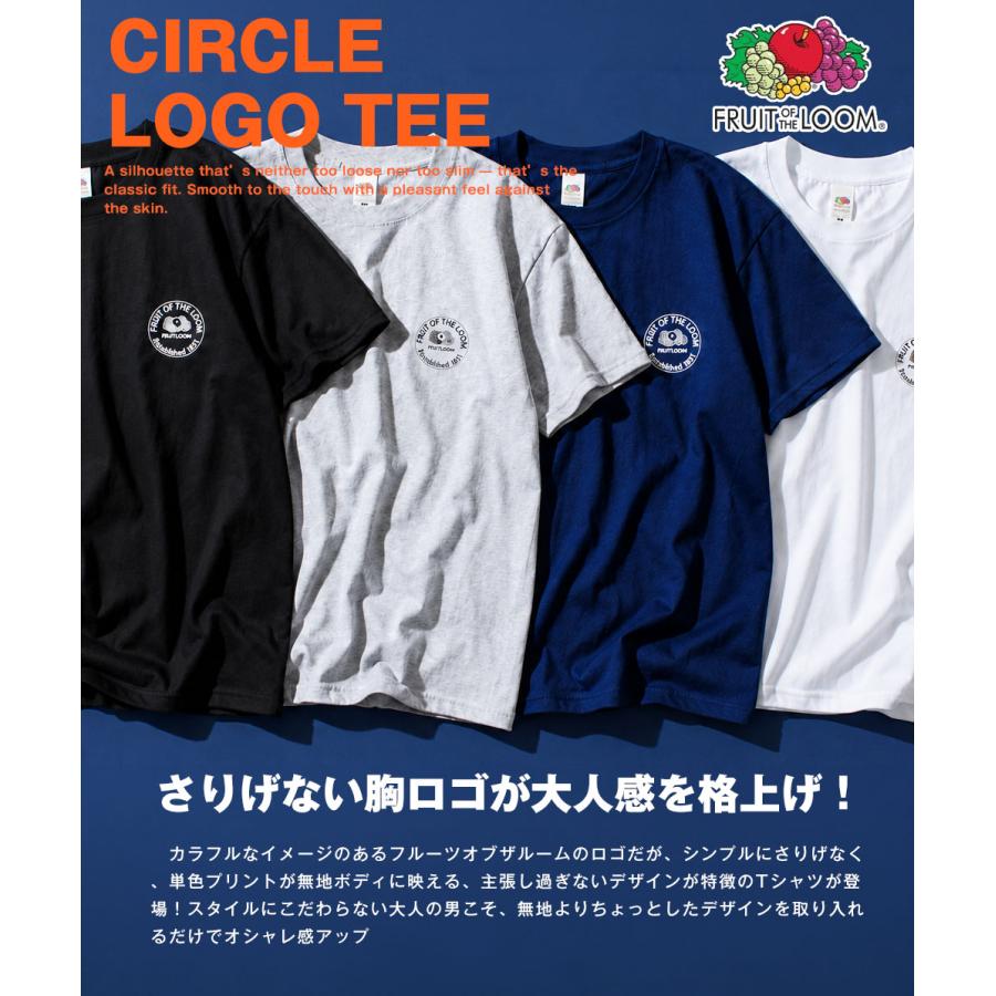 専用ページ　LOGO T-SHIRT　Lサイズ FRUIT OF THE LOOM（フルーツオブザルーム） サークルロゴ Tシャツ